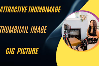 design a professional fiverr gig image thumbnail in 3hours