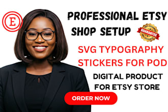 design etsy svg sticker typography digital product etsy digital sticker download