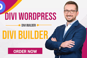 create divi wordpres website divi landing page divi theme expert divi builder