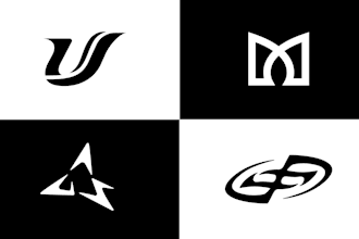 design a modern monogram pictorial logo