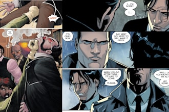 draw comic art, comic page, custom illustration for comic book as a comic artist