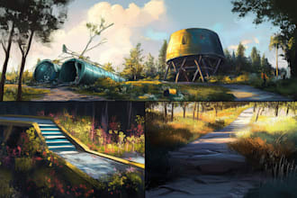 environment concept art landscape design