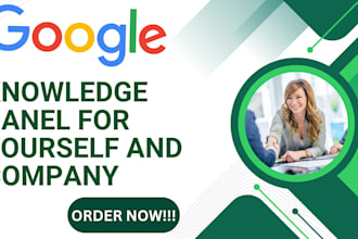 create a verified google knowledge panel for individuals or businesses