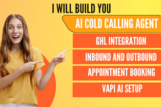 develop ai calling agent for inbound, outbound calls via vapi