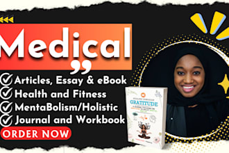 medical ebook writer, self help, lead magnet, holistic health ebook ghostwriter