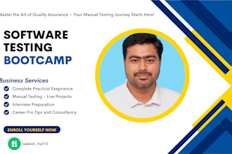 provide you software qa testing career bootcamp training