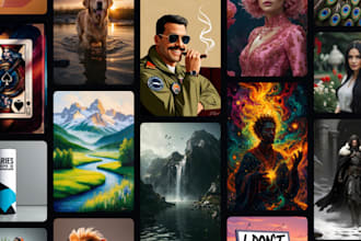 5, 8, or 10 fully customized images based on your d