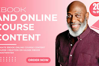 create ebook online course content course creation on kajabi ebook ghostwriter