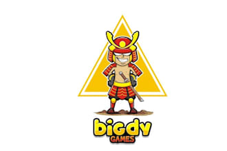 make necessary modern game company logo