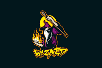 make elegant essential smoke wizard logo