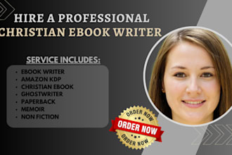ghostwrite christian ebook daily devotion prayer journal ebook writer sermon kdp