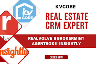 setup real estate crm kvcore realvolve brokermint agentbox insightly nuturesoft