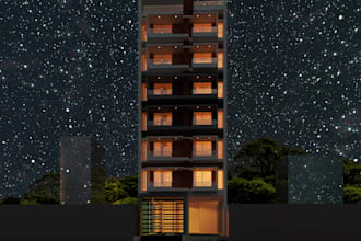 create 3d exterior model and rendering photo realistic