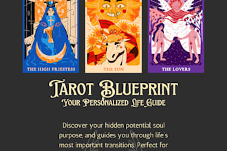 create a personalized tarot blueprint for your personal growth