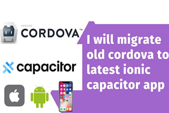 upgrade old cordova project to latest ionic capacitor app