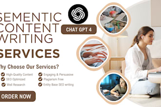 do semantic SEO writing using chat gpt4 entity nlp words