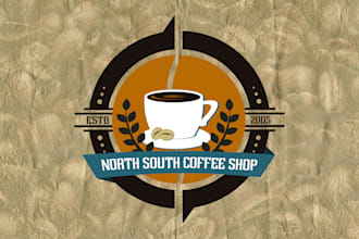 do a retro vintage logo for your business