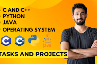 do operating system java python c and cpp programming projects tasks