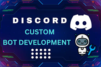 make professional custom coded discord bot, crypto discord bot, discord server