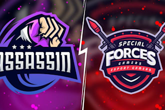 do esports logo for kick, gaming, esports team for you
