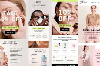 design email newsletter template on mailchimp klaviyo brevo beehiiv convertkit