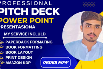 design a template powerpoint presentation pitch deck,canva and google slides