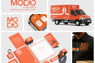 complete brand identity kit logo and branding for startups and small businesses
