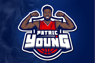 design a minimalist basketball modern and custom sports logo