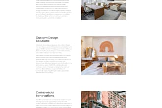 create a wordpress website for home renovation and decor