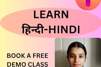 teach you hindi from beginner to advance level