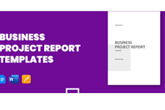 do reports for business on market research, financial analysis project proposal