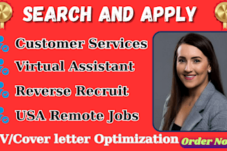 search and apply virtual assistant job application remote jobs customer service