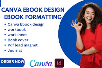 design format ediable canva ebook planner workbook journal worksheet tracker kdp