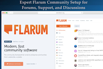 build a support forum, discussion forum website