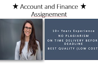 do accounting and finance assignment financial analysis