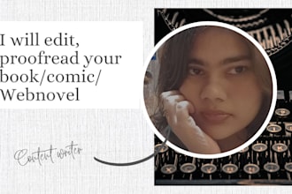 edit and proofread your book and web novel