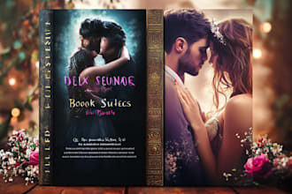design high quality romance book or ebook cover