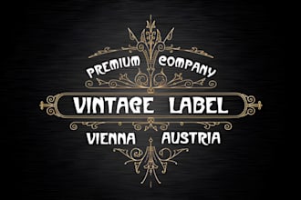 make cigar band, labels, box and logo design for your business