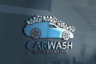 design high quality carwash logo satisfaction guaranteed