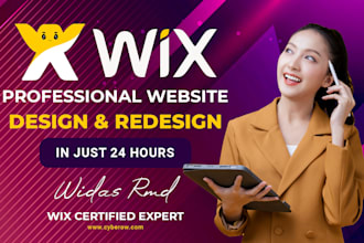 design and development wix, wix studio, wix editorx and velo