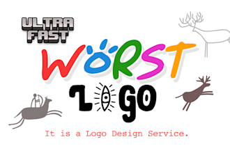 be the worst logo designer dont expect anything good
