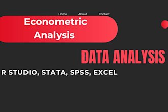 assist you in econometrics r studio stata spss eviews