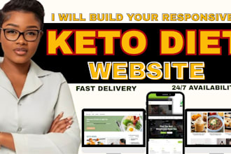 keto diet website weight loss, health and fitness website keto recipe website