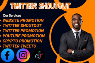 share, promote and shoutout website link to 500m twitter, fb, yt, USA UK users
