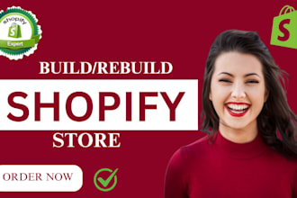 build shopify website redesign shopify website design