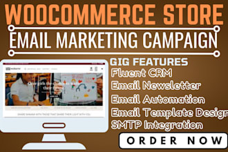 do woocommerce welcome email campaign fluentcrm newsletter template smtp form