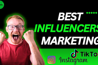 give top influencer lists for instagram, tiktok and youtube for marketing