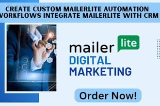 create custom mailerlite automation workflows integrate mailerlite with CRM