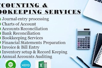 do bookkeeping, accounting and personal finances