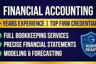 prepare profit and loss, balance sheet and cash flow statements from your gl